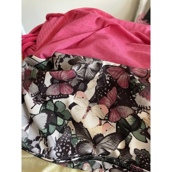 Lululemon Pink Wild Tank So Fly Butterfly Bon Bon 6 - Picture 6 of 7